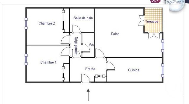 Appartement T3 à vendre - 3 pièces - 61.09 m2 - TOULOUSE - 31 - MIDI-PYRENEES - Century 21 Action Immobilier